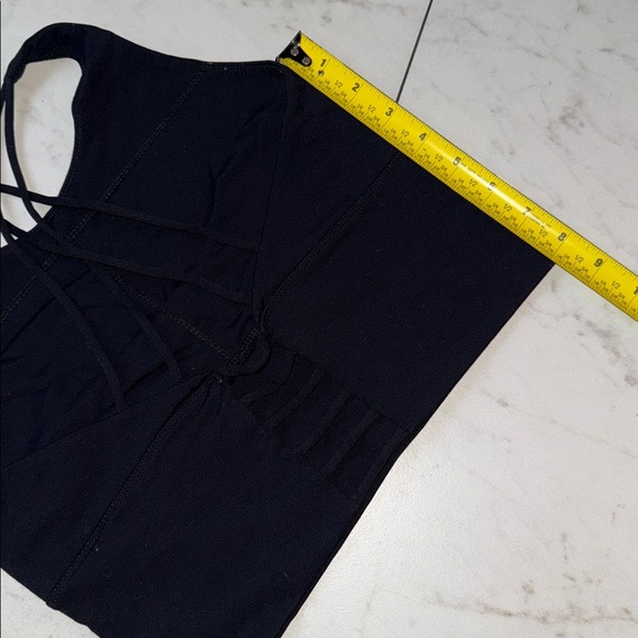 Longline sports bra - black - size medium - Picture 4 of 5